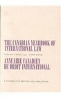 The Canadian Yearbook of International Law 1990/Annuaire Canadien De Droit International 1990