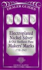 EPNS Electroplated Nickel Silver Old Sheffield Plate and Close Plate Markers' m Arks from 1784