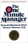 The One Minute Manager Anniversary Ed  The World's Most Popular Management Method