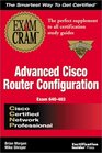 CCNP Advanced Cisco Router Configuration Exam Cram Exam 640403