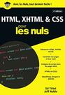 HTML XHTML  CSS Poche Pour les Nuls 4e