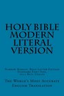 Holy Bible Modern Literal Version 2015 Beta