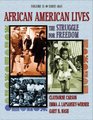 African American Lives  The Struggle for Freedom Volume II