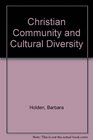 Christian Community and Cultural Diversity