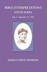 Bible Interpretations Ninth Series July 2  September 27 1893