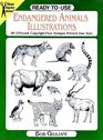 ReadytoUse Endangered Animals Illustrations  96 Different CopyrightFree Designs Printed One Side