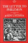 The Letter to Philemon A New Translation with Introduction and Commentary