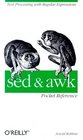 sed awk and Regular Expressions Pocket Reference