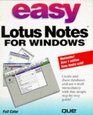 Easy Lotus Notes for Windows