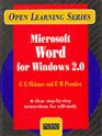 Open Learning Word for Windows Version 20