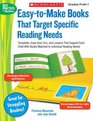 EasytoMake Books That Target Specific Reading Needs Templates Easy Howto's and Lessons That Support Each Child With Books Matched to Individual Reading Needs