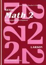 Saxon Math 2 An Incremental Development Teacher's Manual