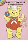 Baby Teddy Bear Sticker Paper Doll