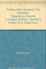 Pretice Hall LiteratureThe American ExperienceVolume 2Penguin Edition Teacher's Edition
