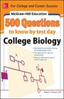 McGrawHill's 500 College Biology Questions to Know by Test Day