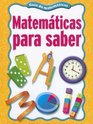 Matematicas Para Saber Una Guia de Matematicas