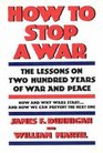 How to Stop A War