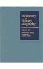 Dictionary of Literary Biography American Song Lyricists 19201960