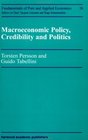 Macroeconomic Policy Credibility and Politics