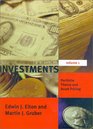 Investments Vol 1 Portfolio Theory and Asset Pricing