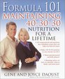 Formula 101  Mastering 403030 Nutrition for Life