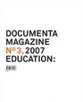 Documenta 12 Magazine No 3 Education