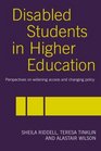 Disabled Students In Higher Education The Intersection Of Social Justice And New Management Agendas