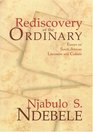 Rediscovery of the Ordinary Essays on South African Literature and Culture