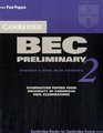 Cambridge BEC Preliminary 2 Students Book with answers