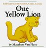 One Yellow Lion FoldOut Fun With Numbers Colors Animals