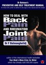 How to Deal with Back Pain and Rheumatoid Joint Pain