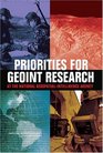 Priorities for GEOINT Research at the National GeospatialIntelligence Agency