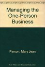 Managing the OnePerson Business