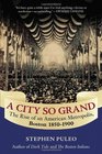 A City So Grand The Rise of an American Metropolis Boston 18501900