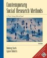 Contemporary Social Research Methods Using MicroCase InfoTrac  Version