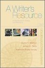 A Writer's Resource A Handbook for Writing And Research