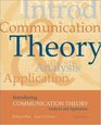 Introducing Communication Theory Analysis and Application