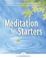 Meditation for StartersBook  CD Set