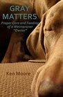 Gray Matters Proper Care and Feeding of a Weimaraner Owner