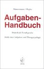 Aufgaben-Handbuch, Deutsch als Fremdsprache