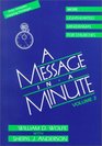 A Message in a Minute More Lighthearted Minidramas for Churches