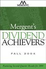 Mergent's Dividend Achievers Fall 2004  Featuring SecondQuarter Results for 2004