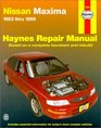 Haynes Repair Manual Nissan Maxima Automotive Repair Manual 19931999