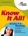 Know It All Grades 68 Reading