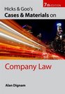 Hicks  Goo's Cases and Materials on Company Law
