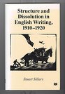 Structure and Dissolution in English Writing 19101920
