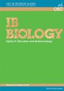 IB Biology  Option F Microbes and Biotechnology Standard and Higher Level