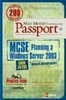 Mike Meyers' MCSE Windows Server 2003 Planning a Network Infrastructure  Certification Passport