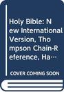Holy Bible New International Version Thompson ChainReference Handi Size Red Letter Brown TopGrain Indexed