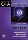 Questions  Answers Land Law 20052006